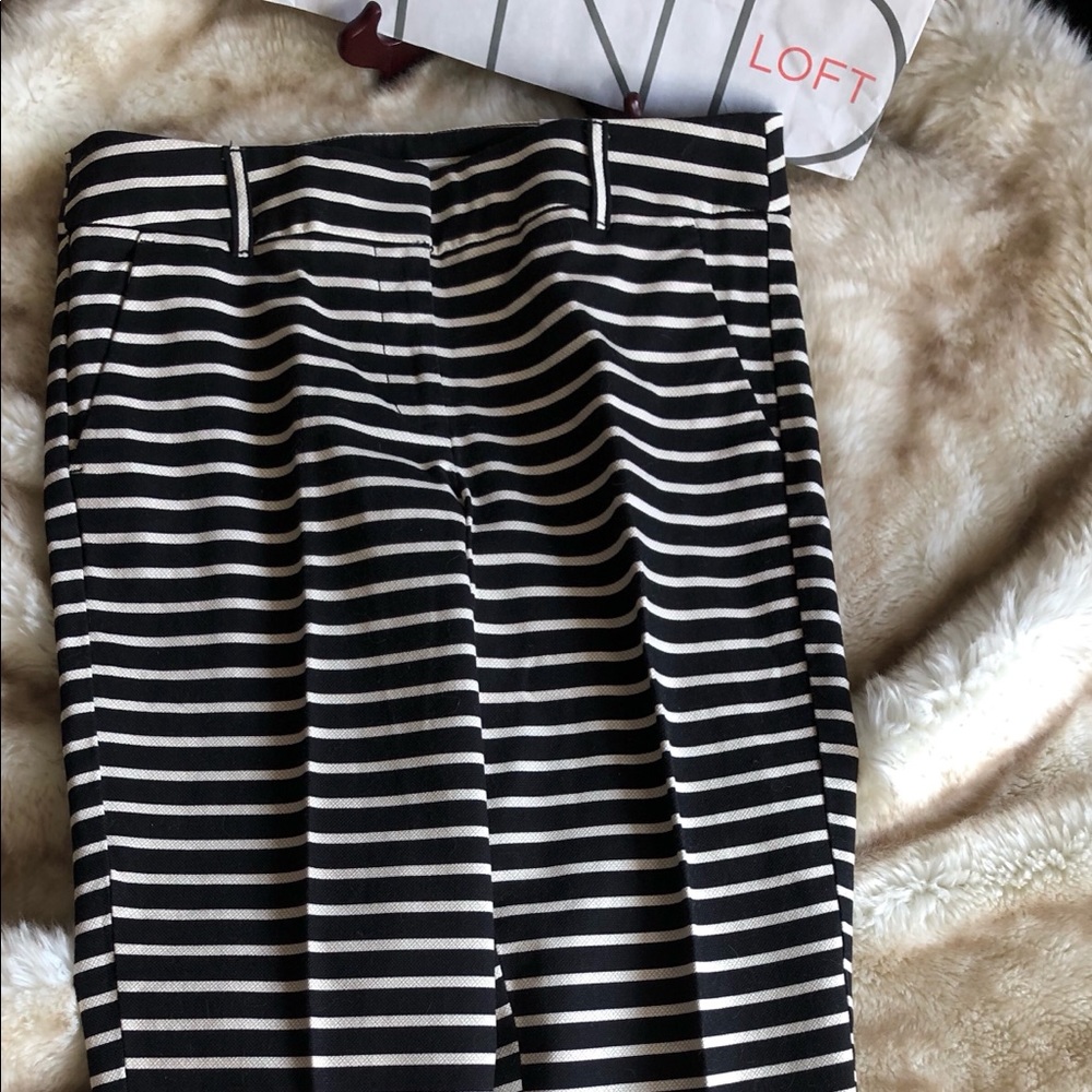 ANN TAYLOR/LOFT Sz10 DRESS PANTS 98%COTTON 2%SPAND